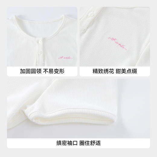女童圆领短袖针织衫夏季新款安奈儿童装EG621670 商品图4