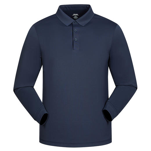 JEEP男式长袖POLO衫J61219990266 商品图0