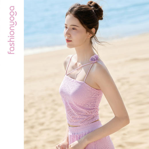 F16215浪漫蕾丝花朵背心 商品图6