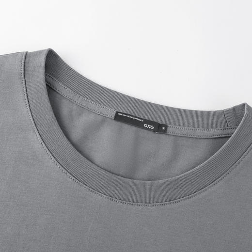 GXG男装【100%棉】26夏季时尚潮牌休闲百搭轻薄透气男式短袖T恤K&C 商品图2