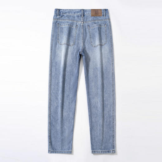 【含棉】圣得西牛仔裤男款2026新款春季休闲百搭宽松直筒水洗长裤 商品图14