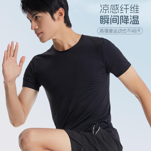 【草本初色T恤打底衫】 夏季凉感速干衣两件装 男女同款.冰凉速干 密集多孔组织透气不闷热 高弹拉扯包容多种身材 商品图1