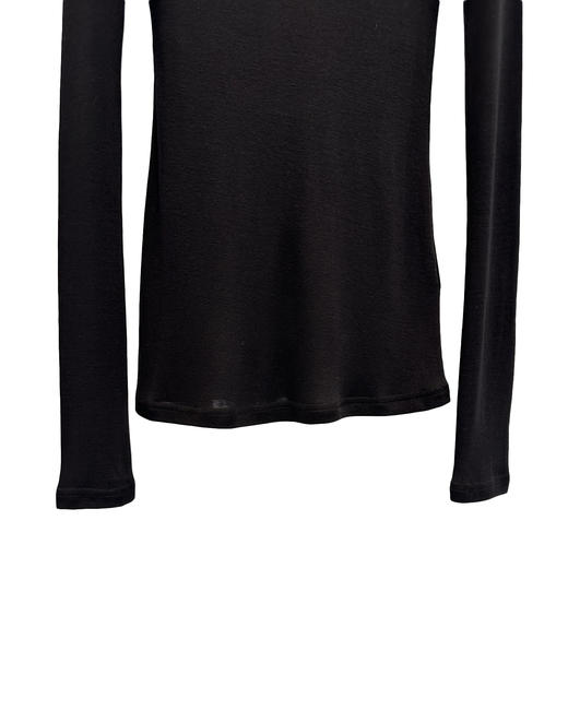 女款丝质羊毛v领打底衫he017 商品图2