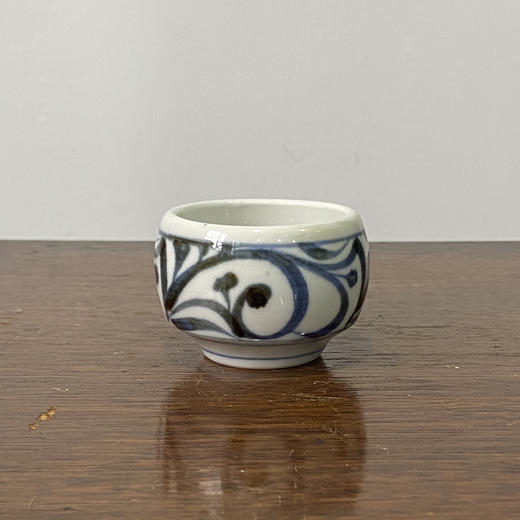 日本中古手绘茶杯 X1494 商品图0