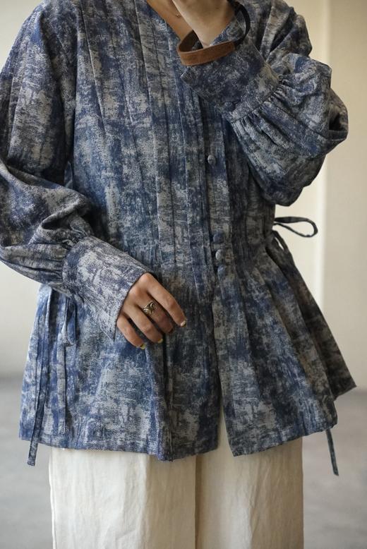 The last flower of the afternoon 细节感收腰上衣衬衫 商品图1