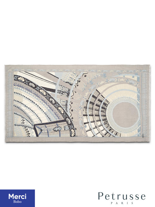 Petrusse贝图丝 璀璨巴黎·大皇宫合作款 羊毛真丝长巾 商品图4