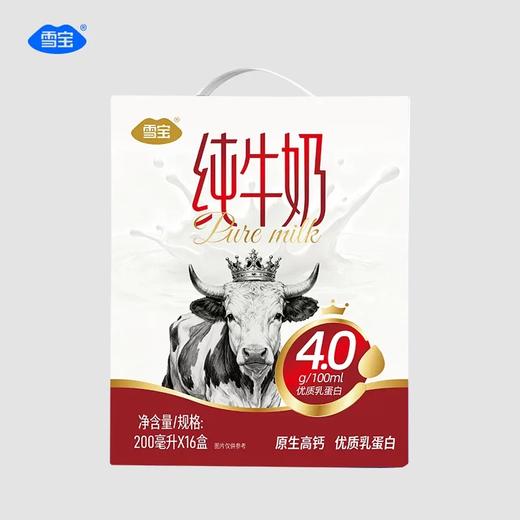 雪宝4.0纯牛奶 商品图4