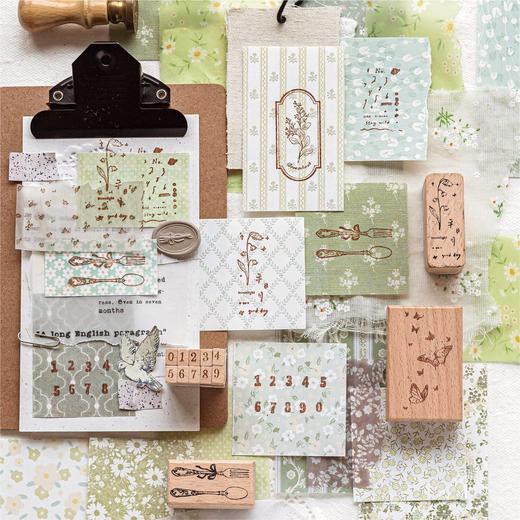 陌墨纸间花迹系列原创复古多材质素材纸 商品图3