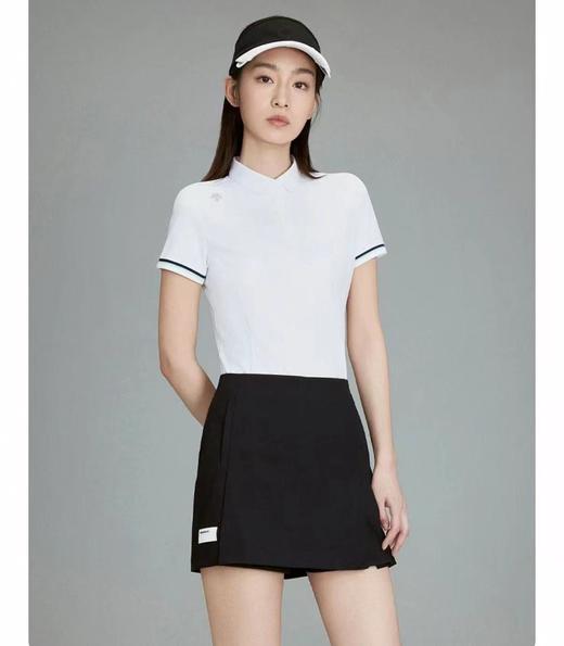 F0318126撞色提织装饰女士防晒修身短袖POLO衫上衣 商品图8