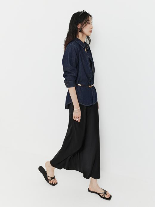 岁月鎏光 100%进口醋酸吊带连衣裙FCG1DRS050 商品图9