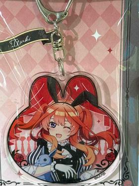 五等分的新娘 亚克力钥匙扣 黑色礼服 兔耳  中野五月<#>