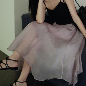 老米优品🎈3-7天发！夏日仙女裙《不规则花瓣造型流光纱裙》浪漫半身裙， 裙身垂坠有韵律感 低调吸睛翩若惊鸿 三层面料叠加不透 亲肤柔软