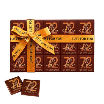 歌帝梵（Godiva） 72%黑巧克力 30片150g 休闲零食 生日礼物送女友老婆闺蜜 伴手礼 /休闲食品 /巧克力 /黑巧克力 商品图5