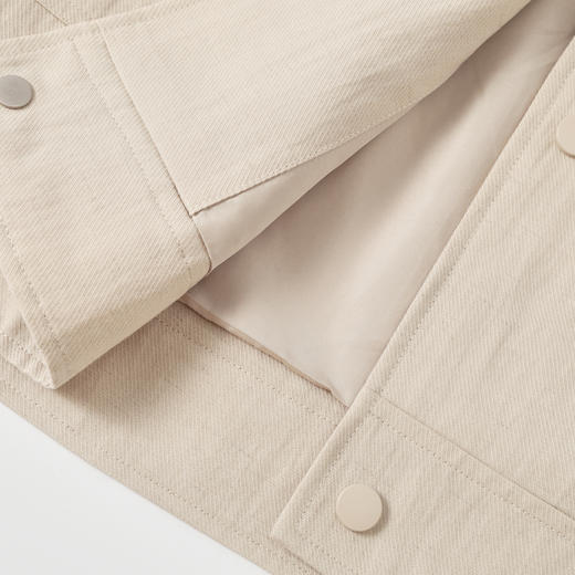 GXG男装26春季日常通勤简约翻领工装百搭舒适透气休闲男式夹克K&C 商品图8