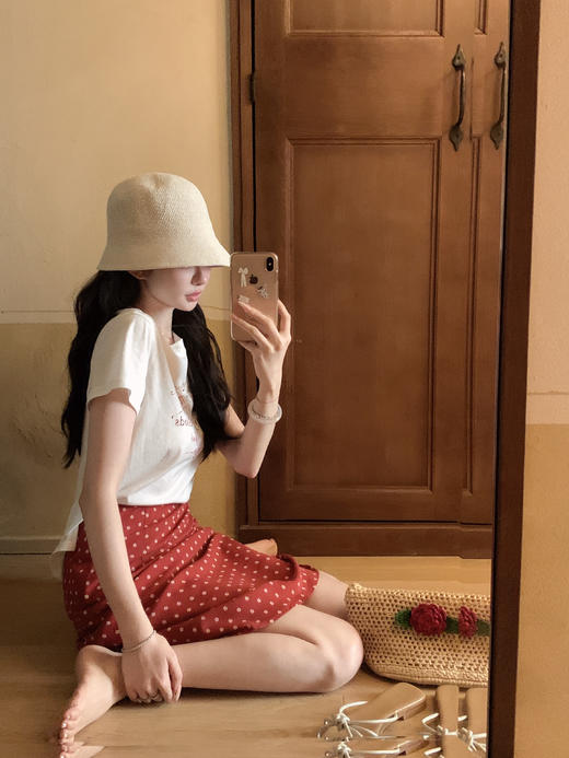 XS码 金蘑菇菇 eden roc 很好穿的法式t / 洋气小版型字母t 商品图1