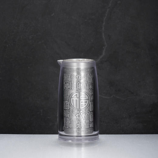 子佩集【百福一生】S999银摆件【DLJB001】酒具套装（一壶六杯）2509 商品图6