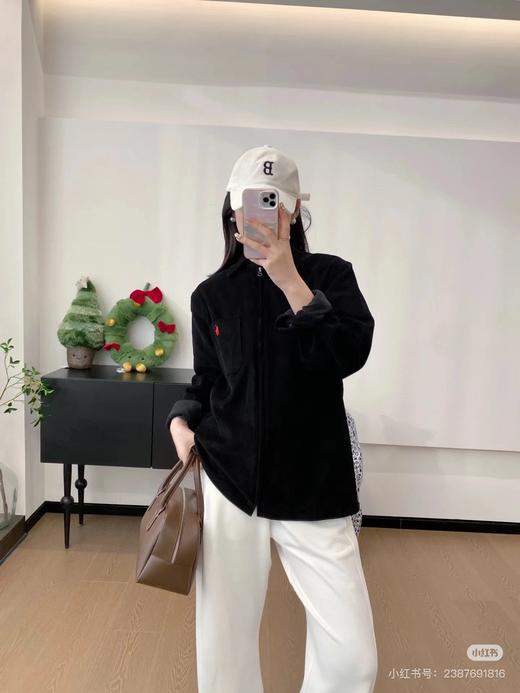 F031845春季新款全新纯色logo刺绣棉质新款夹克外套 商品图8