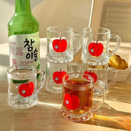 50ml迷你苹果烧酒杯玻璃杯-纪念日百货门店同款170144234 商品图0
