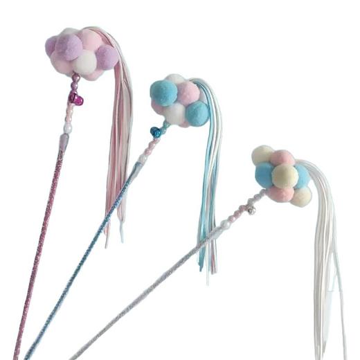 【结实耐用❗柔韧耐咬】仙女杆逗猫棒耐咬互动铃铛仙女逗猫棒猫玩具猫玩具。xa 商品图4