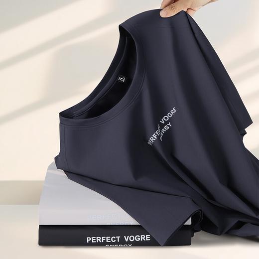 【DK】大依优型大码男装夏季圆领短袖T恤运动百搭休闲加肥加大短袖上衣 商品图3