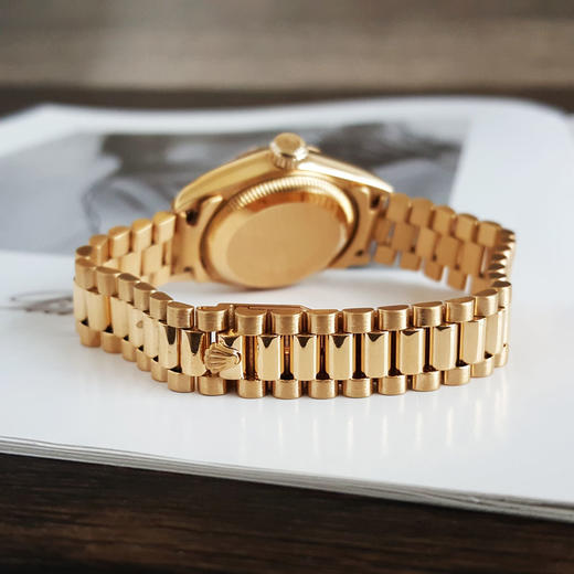 【95新】ROLEX 劳力士69198天文台认证自动机械机芯日期显示26MM（女款）日志型系列18K黄金010326TJ03 商品图5