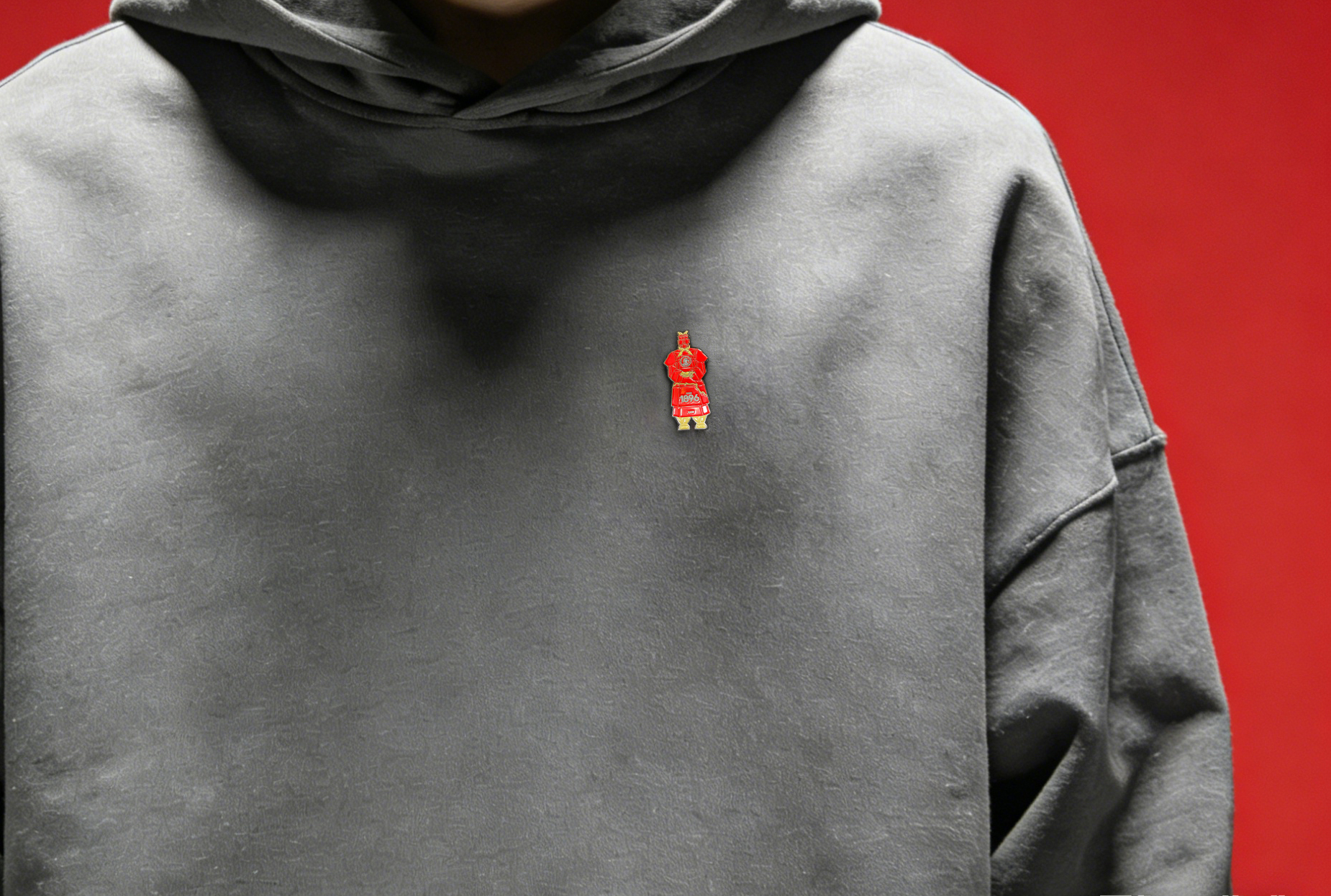 将军俑--金属徽章