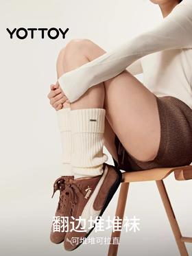 YOTTOY堆堆袜女款袜套腿套 小腿袜 2026新款爆款