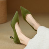 【预售5天】单鞋女法式巨好看绝美配裙子新款早春季漂亮尖头高细跟简约风SLLK&&sl-8167 商品缩略图2