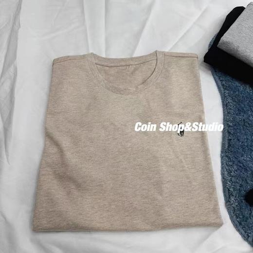 F031827日常打底衫面料舒服柔软春夏新款刺绣小马短袖T恤 商品图9