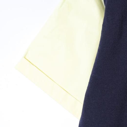 SDSA男装2026新款高贵轻奢韩版撞色假两件针织短袖T恤百搭宽松 商品图2