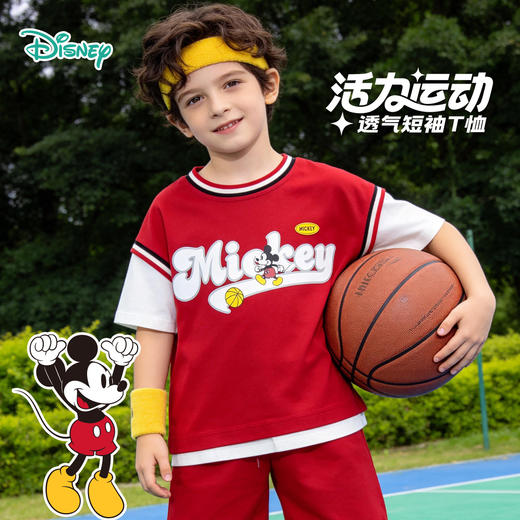 迪士尼玩转新生假两件夏日短袖T恤222DS0570 商品图3