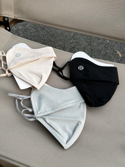 Lulu防晒口 罩冰感面料一戴即凉，三片式立体剪裁服帖显脸小 商品图1