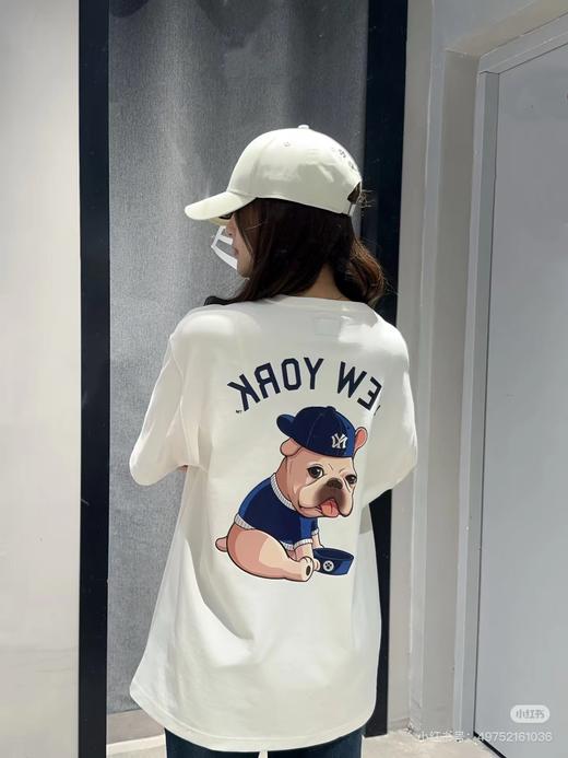 F031851春季新款萌宠印花透气上衣男女运动短袖T恤 商品图13