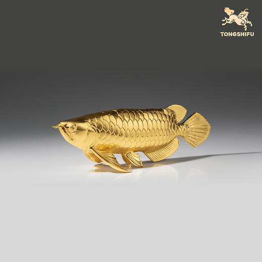铜师傅《金龙鱼》客厅桌面铜摆件 家居装饰工艺品 商品图1