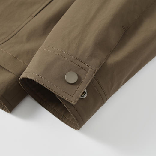 GXG男装26春季简约百搭工装休闲双贴大口袋舒适透气男式翻领夹克K&C 商品图13