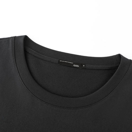 GXG男装【100%棉】26夏季时尚创意虚线字口袋圆领休闲男式短袖T恤K&C 商品图3