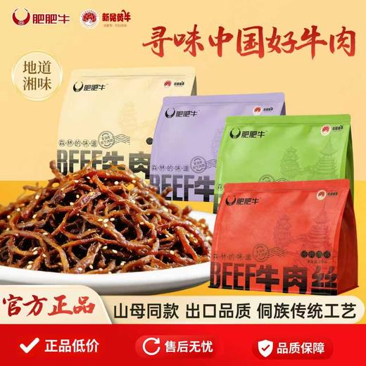BEEF肥肥牛湘西传承工艺新晃黄牛肉丝125g 商品图0