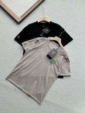 F031848新款户外中性款运动登山徒步通勤高弹棉T短袖