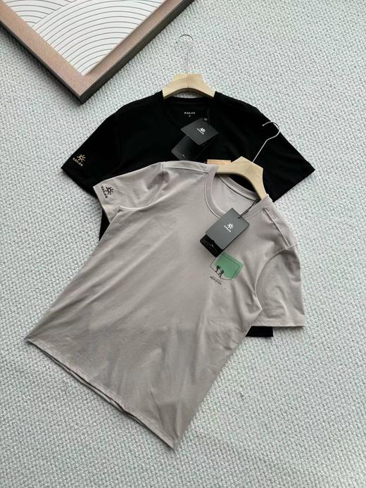 F031848新款户外中性款运动登山徒步通勤高弹棉T短袖 商品图0