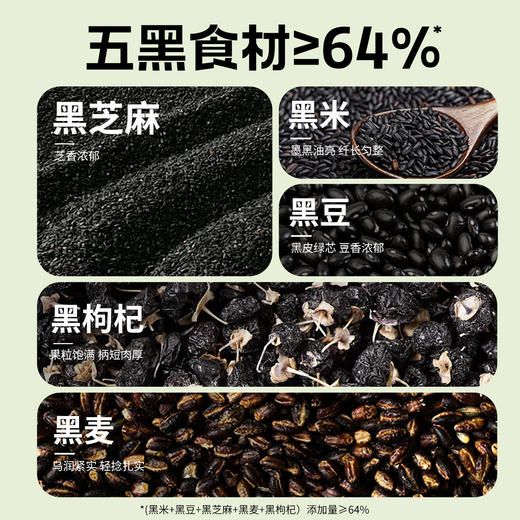【品牌直营】新品上市 南方黑芝麻 高纤燕麦5黑谷物粉480g 药食同源食补燕麦粉 商品图1