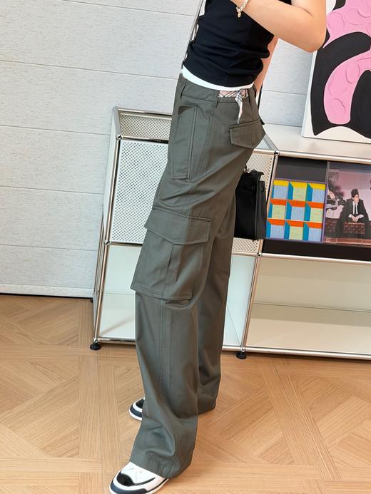 巴宝莉2026春夏橄榄绿工装裤（KX） 商品图5