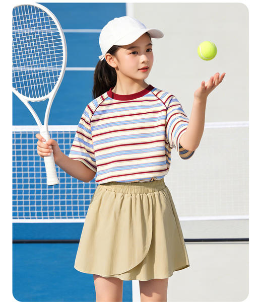 （现货）Amilife阿米日记撞色条纹短T 商品图3