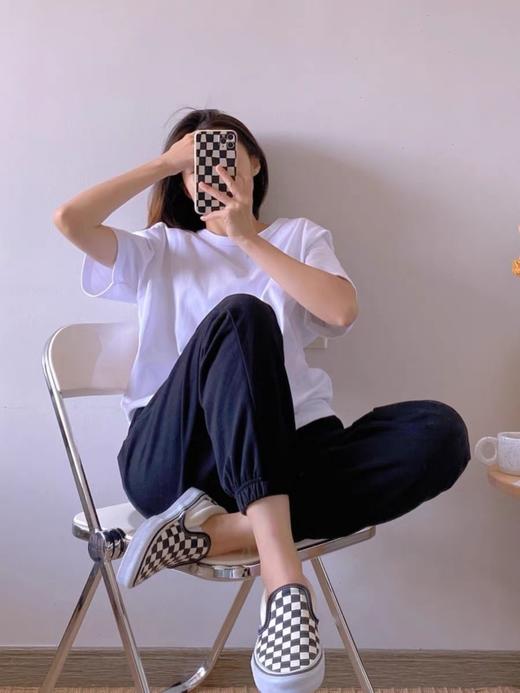 二店y 新疆棉600g重磅美式纯棉情侣款短袖T恤 商品图3