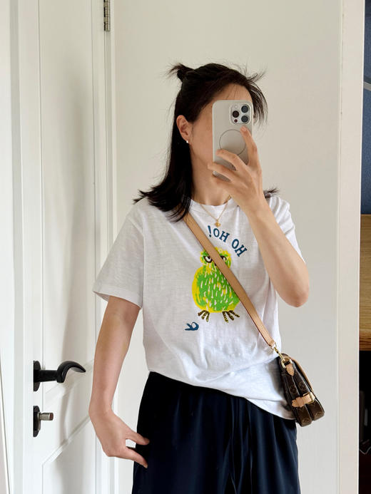 45猫头鹰 R竹节棉-春夏短袖T恤【包邮+三天无理由退换】 商品图7