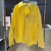 NC口袋绣字母长袖大版衬衫51225（黄）春季161011860321 商品缩略图4