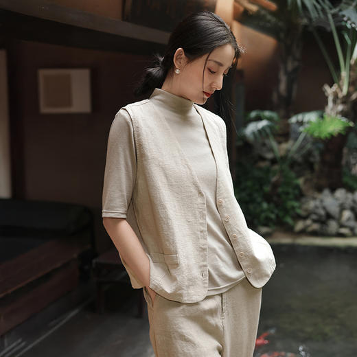 （3-5天发货） 苎麻马甲 商品图8