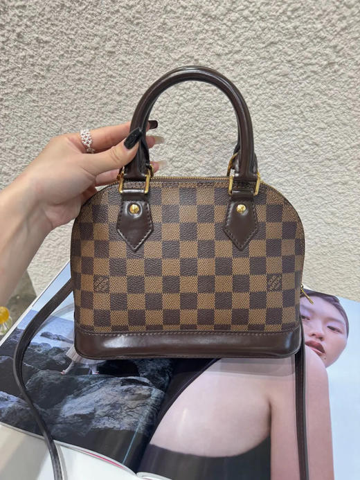 LV alma bb 棕棋盘格 贝壳包 商品图1