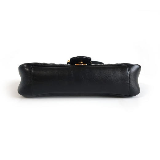 【95新】Gucci古驰Marmont系列443497黑金马蒙26链条包单肩斜挎包女士160326AK21 商品图6