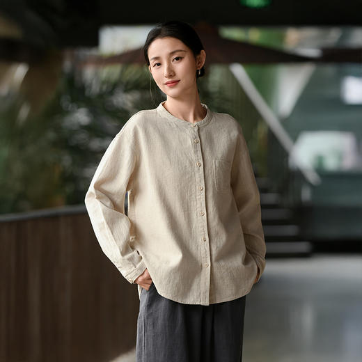 （3-5天发货） 苎麻衬衫 商品图2