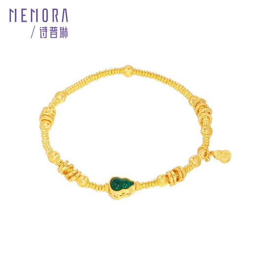 【新品首发】足金葫芦盘缠纳福手链 热卖爆款【按克计价黄金2】MEMORA诗普琳GB308801 商品图6